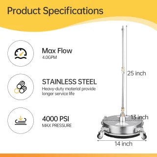 Hogedrukreiniger Oppervlaktereiniger 14 inch