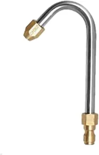 Hogedrukreiniger Rod Washer Extension Goot Cleaner Attachment accessoire met 1/4 inch quick connect voor washer lance/wand, U-vormige gebogen staaf, 140mm