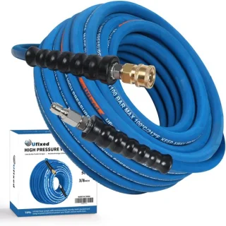 Hogedrukreiniger slang 50ft 3/8 inch blauw