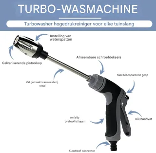Hoogdrukreiniger Tuinslangpistool - 1 stuk