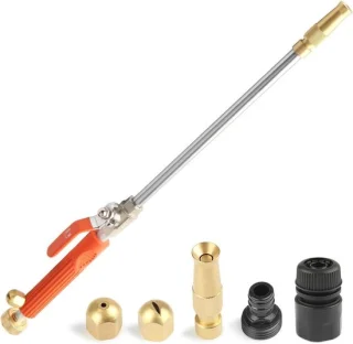Hydro jet pressure washer gun met 3 slangen - ShopVlot