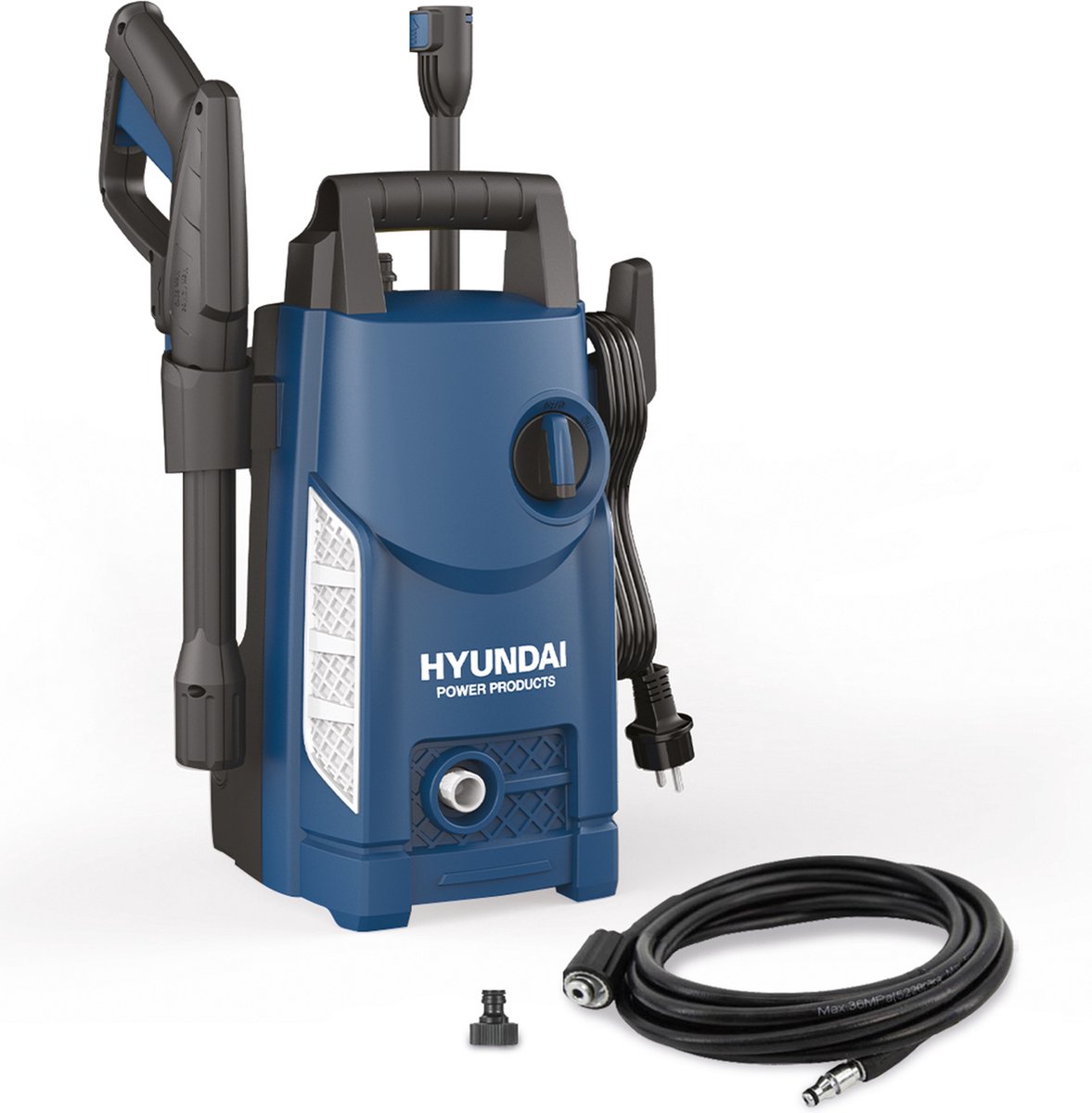 Wat vinden we goed aan de HYUNDAI hogedrukreiniger Home 1400W 105 bar