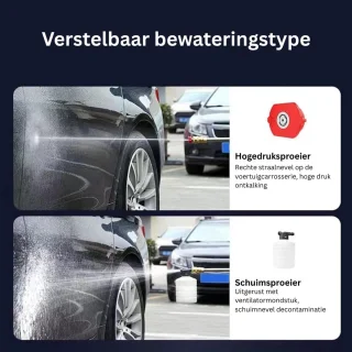 JMZR Hogedrukreiniger Auto Zwart