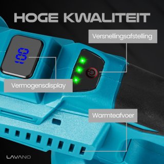 Wat vinden we goed aan de Lavano Draadloze Accu Hogedrukreiniger