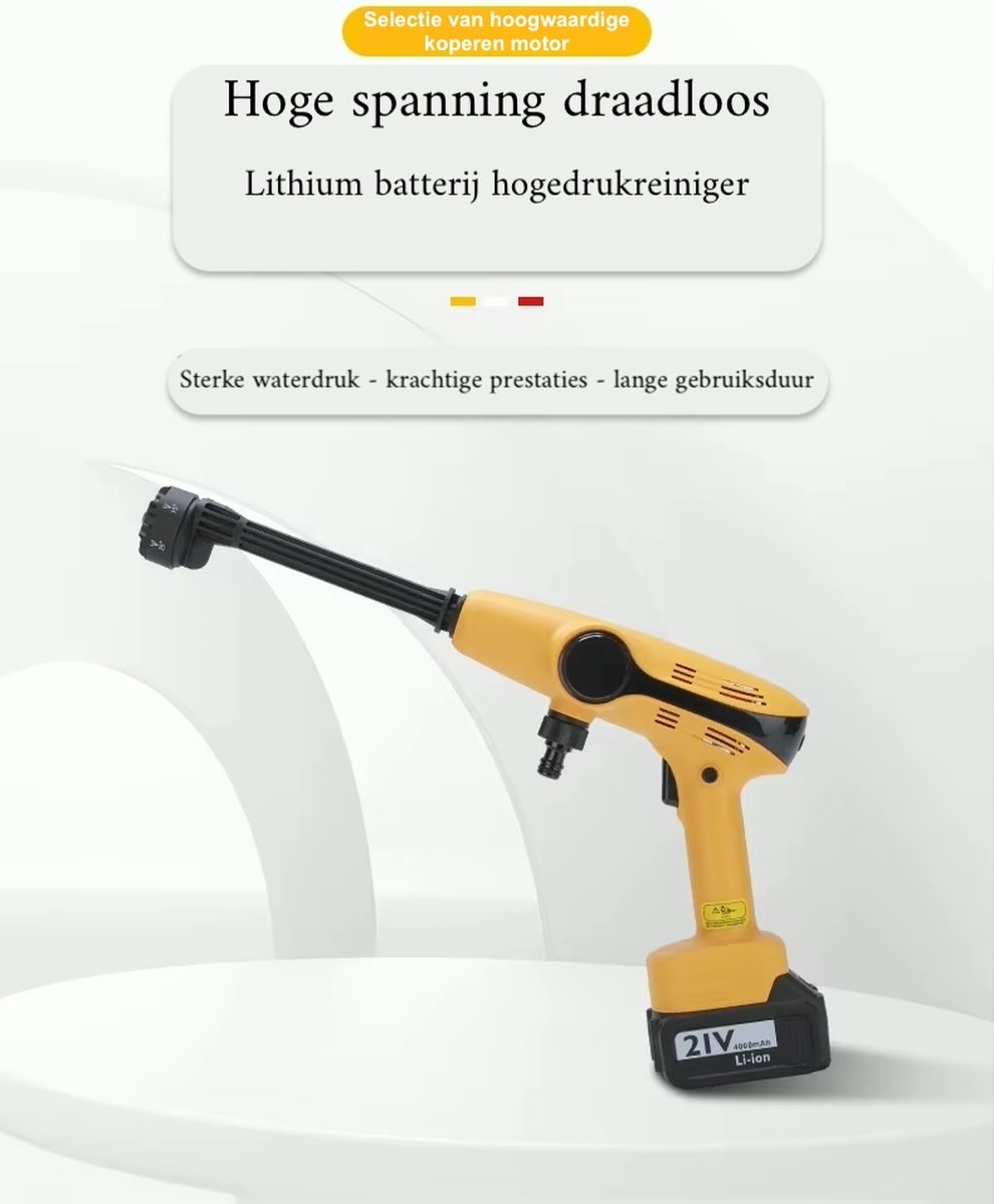 Wat vinden we goed aan de Lopoleis Hogedrukreiniger Draagbaar Accu Model