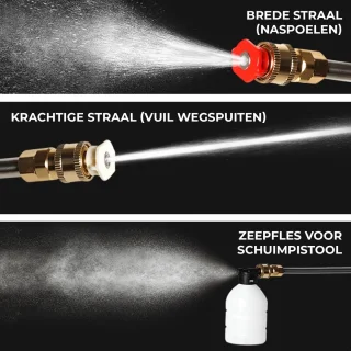 LotaHome Draadloze Hogedrukreiniger 30 bar 24V Complete Set