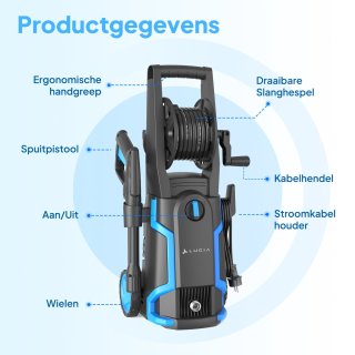 Lugia Hogedrukreiniger 135 bar Bundel Pakket