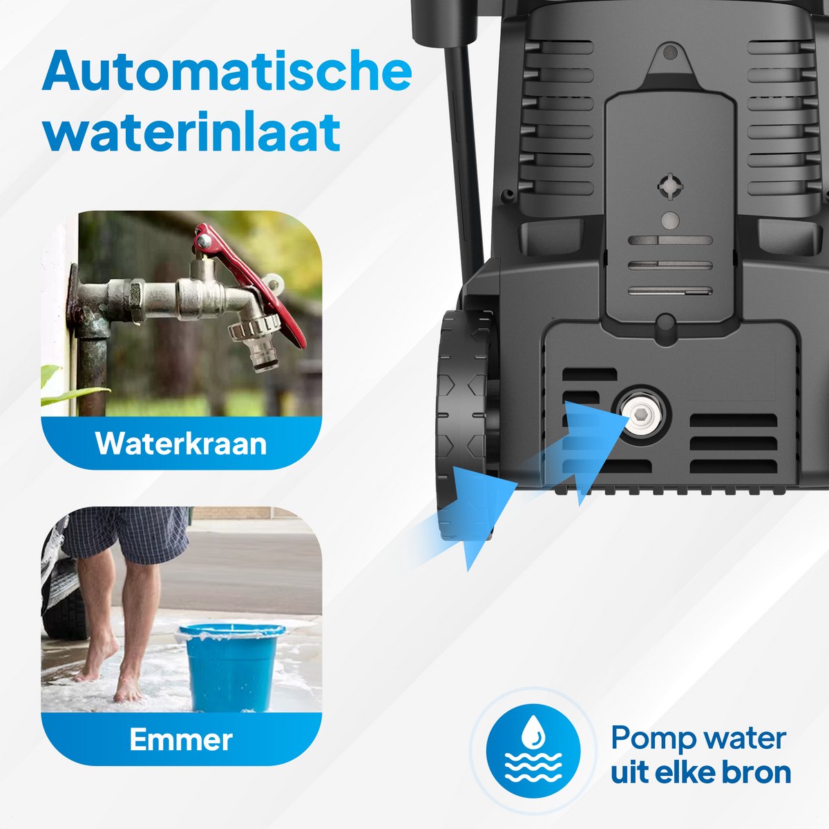 Wat vinden we goed aan de Lugia Hogedrukreiniger Pro 185 Bar 2200W Bundel