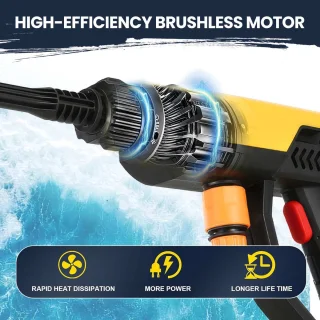 Makita 18V Draadloze Elektrische Hogedrukreiniger 70 BAR inclusief 2 Accu's en Oplader