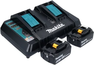 Makita DHW 080 PG2K Snoerloze Hogedrukreiniger 36V 2x18V + 2x6.0Ah Accu + Lader
