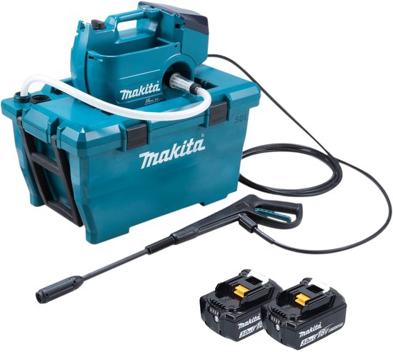 Makita DHW080F2K snoerloze hogedrukreiniger 36V 2x18V 80 bar