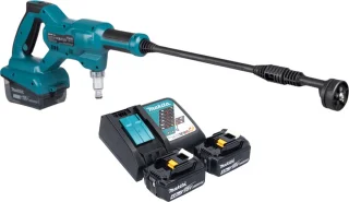 Makita DHW180RM accudrukreiniger 18V 24 bar inclusief 2 accu's en lader