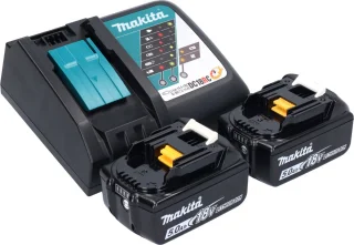 Makita DHW180RT Accudrukreiniger 18V + 2 accu's 5.0Ah + lader