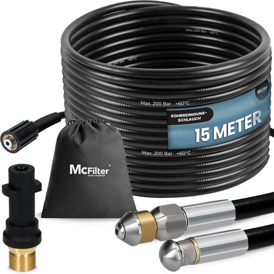 Mc. Filter Rioolslang 15m voor Hogedrukreiniger review
