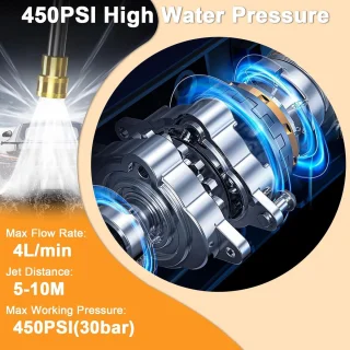 Wat vinden we goed aan de MELVRA 21V Draadloze Hogedrukreiniger