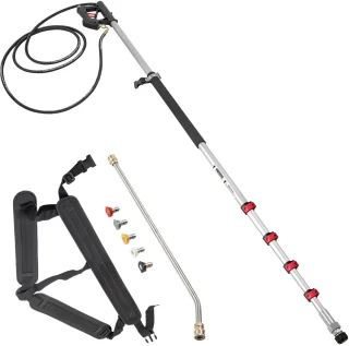 Mila Shop Hogedrukreiniger Telescopische Lans Verlengstuk 1,5-6m