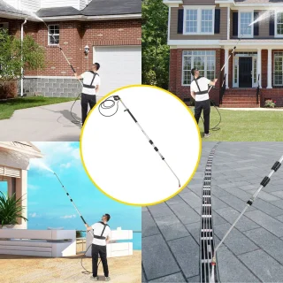 Mila Shop Hogedrukreiniger Telescopische Lans Verlengstuk 1,5-6m