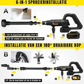 Wat vinden we goed aan de MIRA® Accu Hogedrukreiniger
