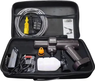 Mobiele 6-in-1 Accu Hogedrukreiniger 1 accu - Mobiel - Draadloos - Voor Auto en Tuin