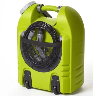 Mobiele hogedrukreiniger aqua2go GD86, groen, 20 liter