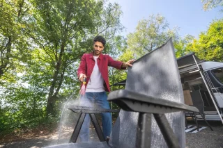 Mobiele outdoor cleaner