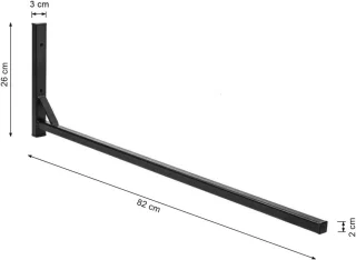 Muurbeugel 82 cm