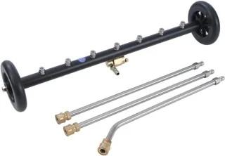 Onderwagenreiniger 24 inch - aluminium en rvs - 4000 psi