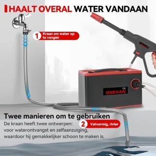 ONEVAN 21V Accu Hogedrukreiniger