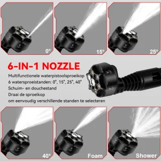ONEVAN Accu-hogedrukreiniger 21V