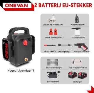 Wat vinden we goed aan de ONEVAN Mobiele Hogedrukreiniger