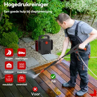 ONEVAN Mobiele Hogedrukreiniger