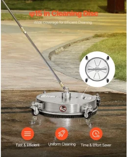 Oppervlaktereiniger Terrasreiniger Ø43 cm RVS