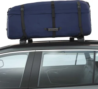 Opvouwbare Dakkoffer 330 L Navy Blauw