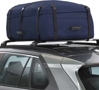 Opvouwbare Dakkoffer 330 L Navy Blauw