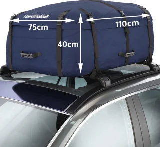 Opvouwbare Dakkoffer 330 L Navy Blauw