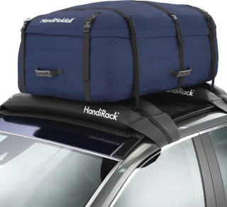 Opvouwbare Dakkoffer 330 L Navy Blauw