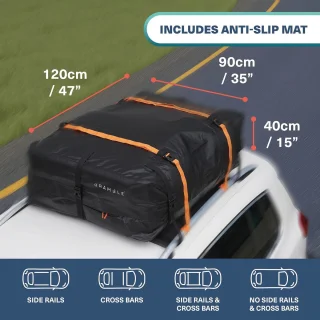 Opvouwbare Dakkoffer 430L