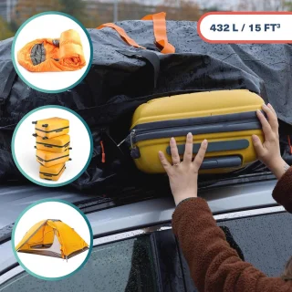 Opvouwbare Dakkoffer 430L