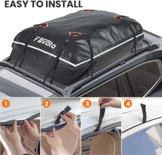 Opvouwbare Dakkoffer 566 L - Dakbox voor Auto en SUV