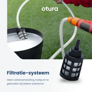Otura Accu Hogedrukreiniger Grijs