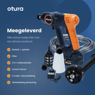 Otura Accu Hogedrukreiniger Grijs