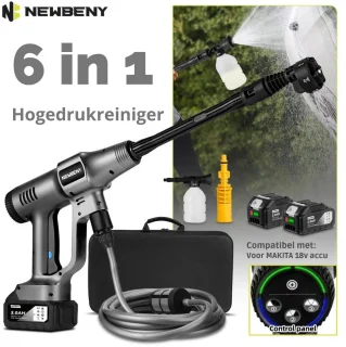 PolderGoods 6-in-1 Accu Hogedrukreiniger 2x18V