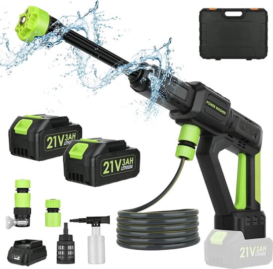 Power Washer Draagbare Draadloze Hogedrukreiniger 28 bar review