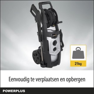 Wat vinden we goed aan de Powerplus Elektrische hogedrukreiniger POWXG90426
