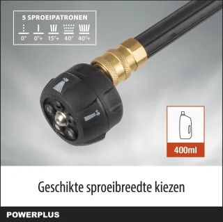 Powerplus POWDPG80621 Dual Power Accu Hogedrukreiniger 20V
