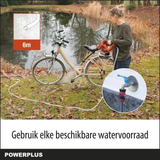 Powerplus POWDPG80621 Dual Power Accu Hogedrukreiniger 20V