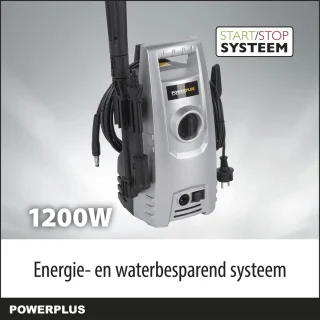 Powerplus POWXG90400 Elektrische Hogedrukreiniger 1200W