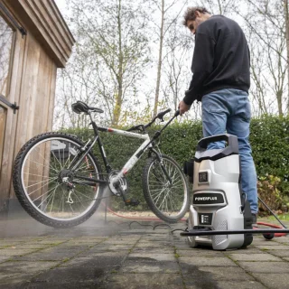 Powerplus POWXG90401 Yellow Geborsteld Hogedrukreiniger 1400W