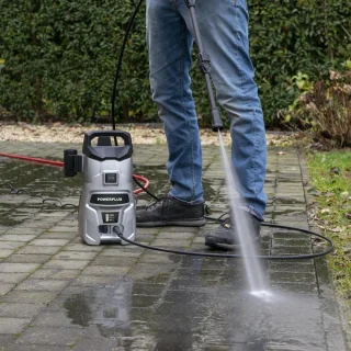 Powerplus POWXG90401 Yellow Geborsteld Hogedrukreiniger 1400W