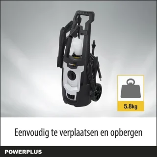 Powerplus POWXG90405 Elektrische Hogedrukreiniger 1400W